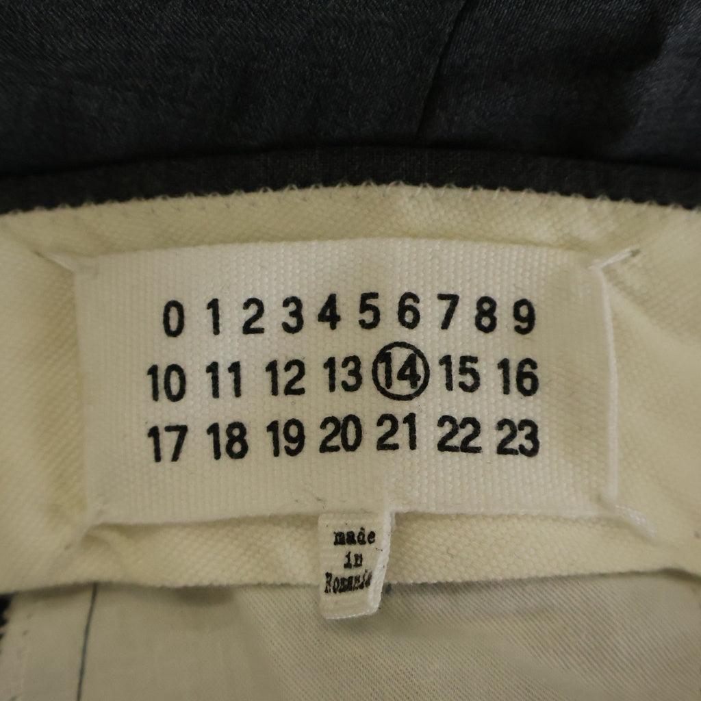 Maison Margiela(メゾンマルジェラ) 17AW Wool Slim Trousers ウールスリムトラウザーズ スラックス グレー S50KA0389 S44678