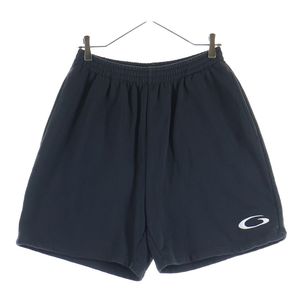 BALENCIAGA(バレンシアガ) 24SS Sweat Shorts Pants フロントロゴ スウェットショートパンツ ブラック 676137 TRVW8