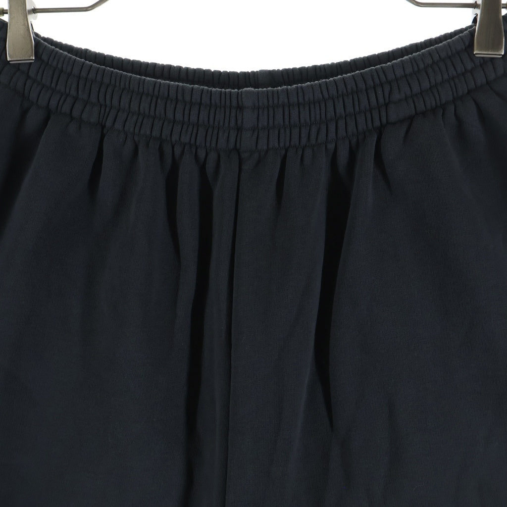 BALENCIAGA(バレンシアガ) 24SS Sweat Shorts Pants フロントロゴ スウェットショートパンツ ブラック 676137 TRVW8