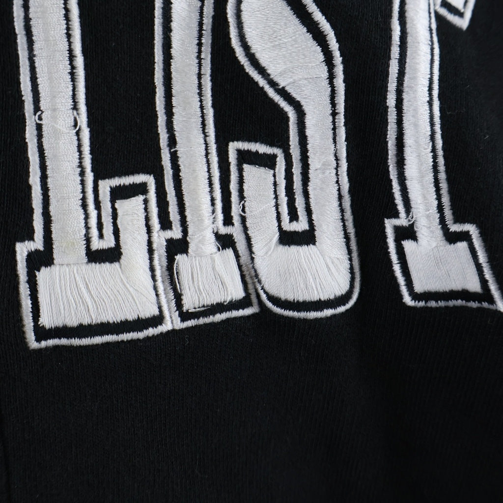 cvtvlist(カタリスト) 25SS OSK EXCLUSIVE USUAL ZIP HOODIE 刺繍ロゴ ジップアップパーカー ブラック 2501010301