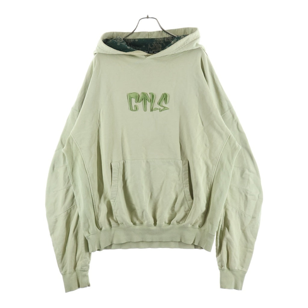 cvtvlist(カタリスト) 3D LOGO USUAL HOODIE 3D ロゴ刺繍 プルオーバーパーカー カーキ 2201020302