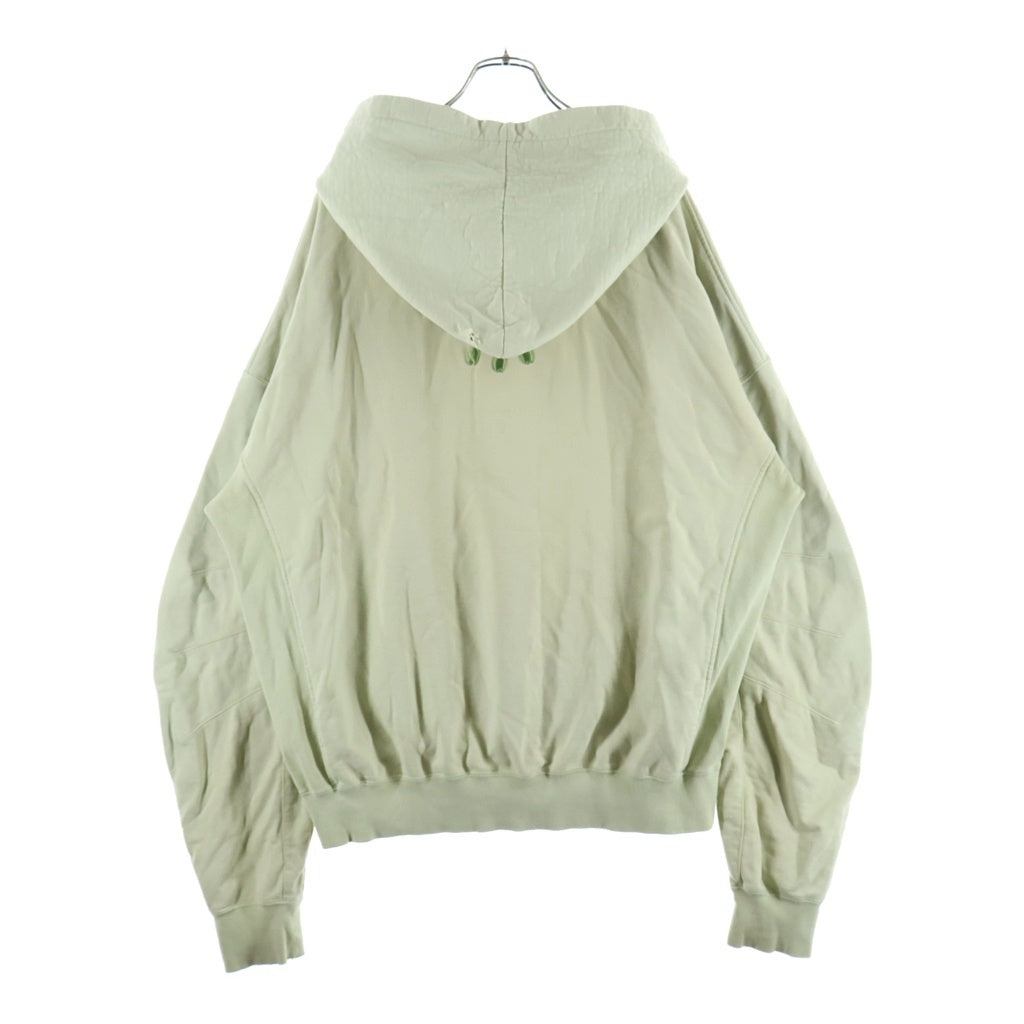 cvtvlist(カタリスト) 3D LOGO USUAL HOODIE 3D ロゴ刺繍 プルオーバーパーカー カーキ 2201020302