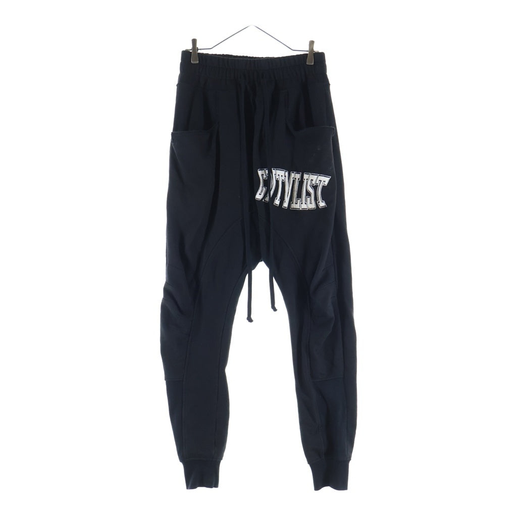 cvtvlist(カタリスト) 25SS OSK EXCLUSIVE USUAL PANTS 刺繍ロゴスウェットパンツ ブラック 2501010401