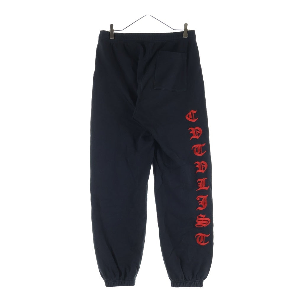 cvtvlist(カタリスト) 24SS ×ROYAL FLASH 別注 刺繍ロゴ スウェットパンツ ブラック 240112RF02