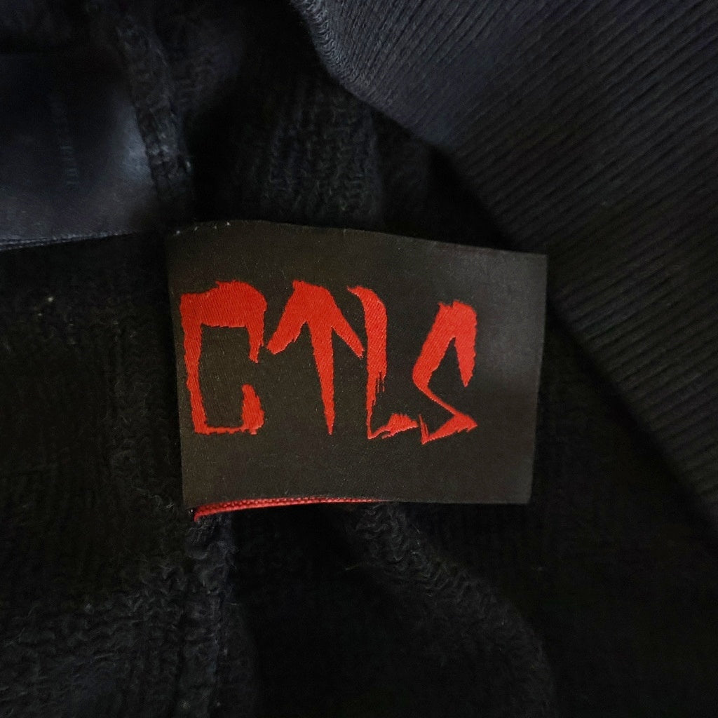 cvtvlist(カタリスト) 24SS ×ROYAL FLASH 別注 刺繍ロゴ プルオーバーパーカー ブラック 240112RF01