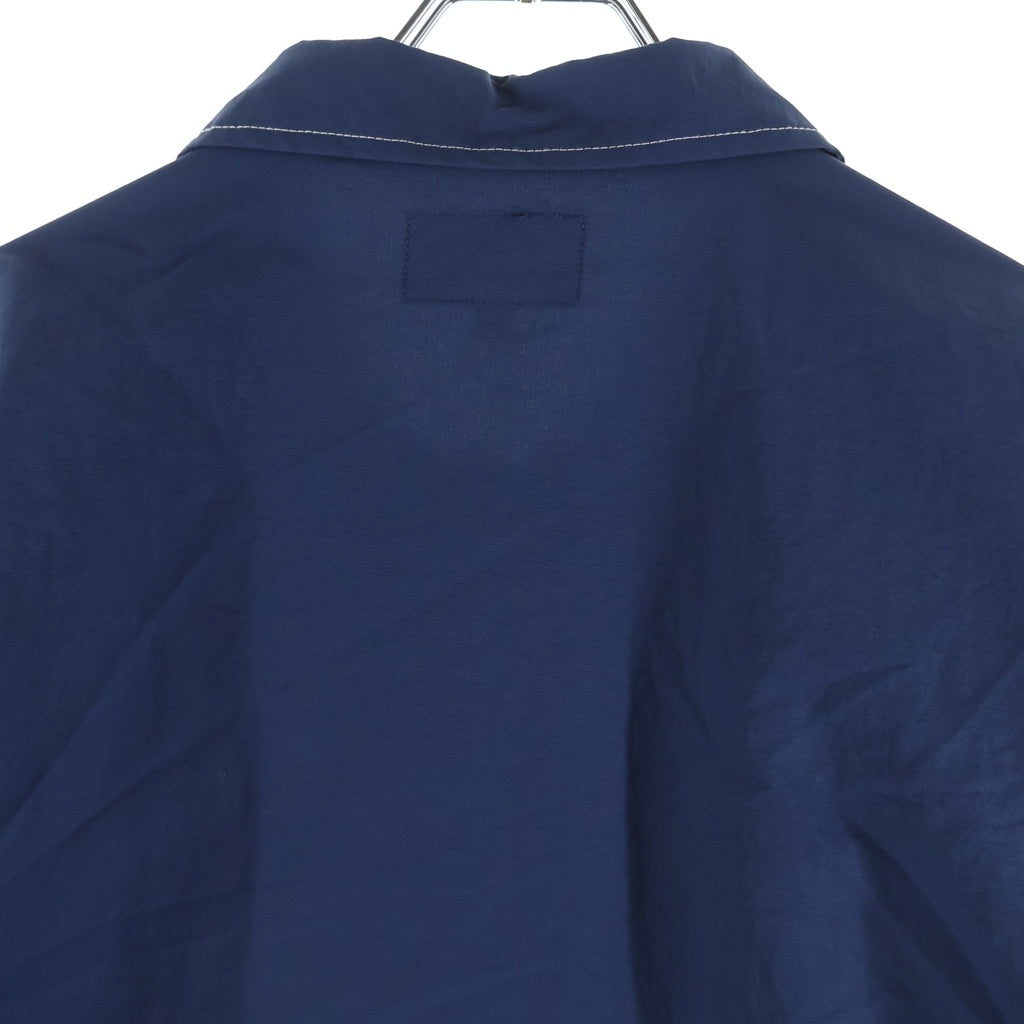 STUSSY(ステューシー) FOLSOM COACH JACKET ロゴ刺繍 コーチジャケット ブルー