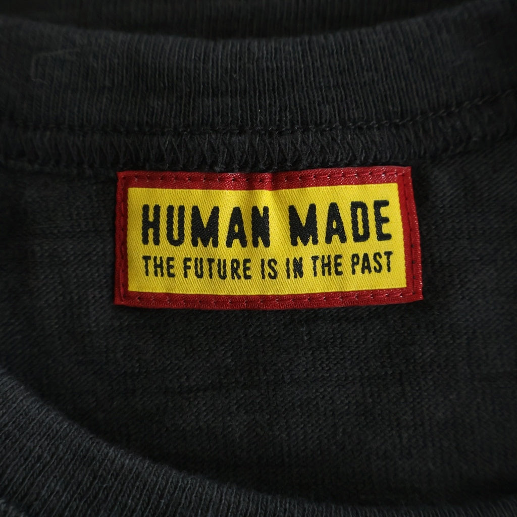 HUMAN MADE(ヒューマンメイド) ×POKEMON ピカチュウプリント 半袖Tシャツカットソー ブラック