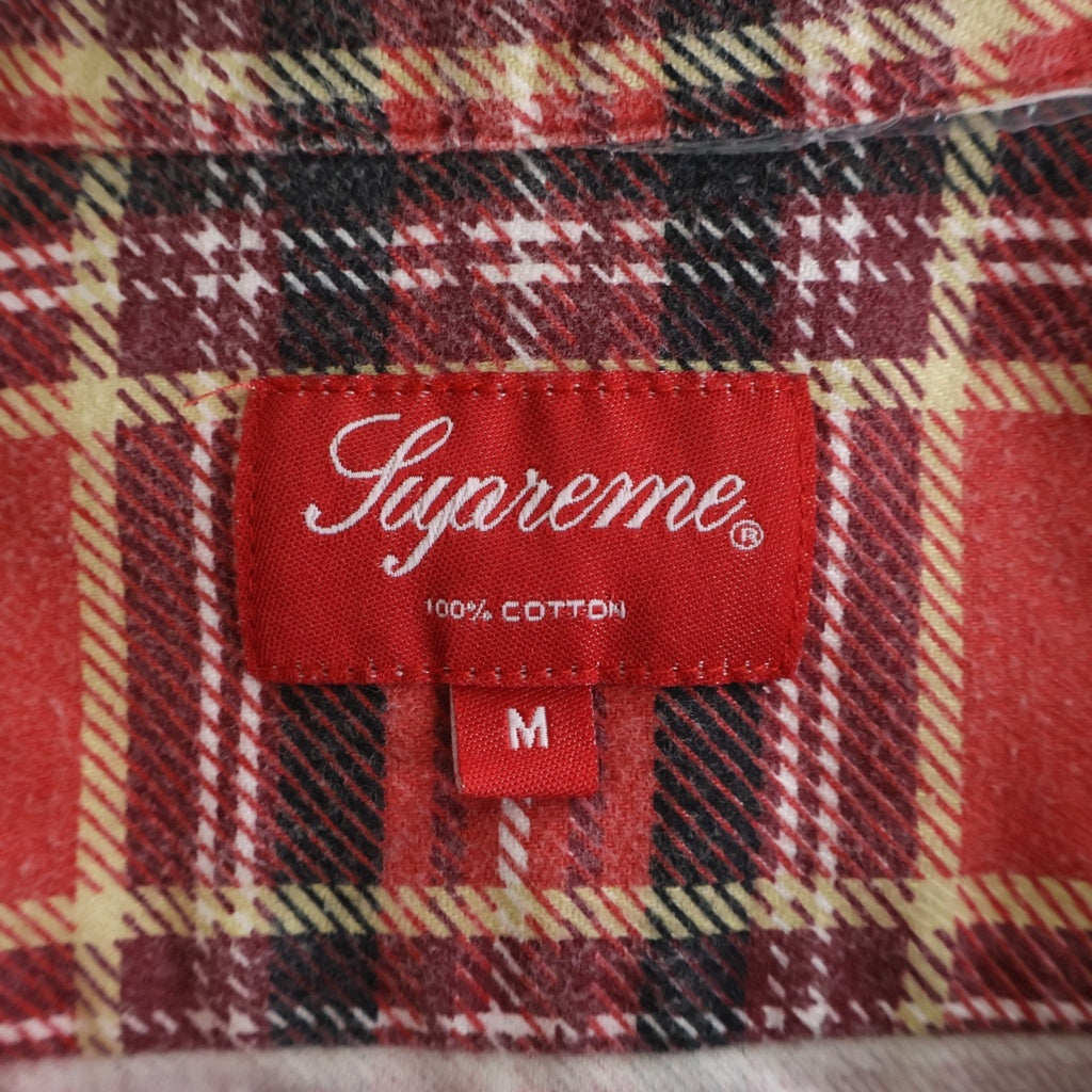 SUPREME(シュプリーム) 20SS Printed Plaid Shirt プリントチェック長袖シャツ レッド