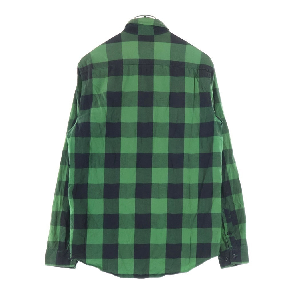 SUPREME(シュプリーム) 10AW Buffalo Flannel Shirt バッファローチェックシャツ グリーン/ブラック