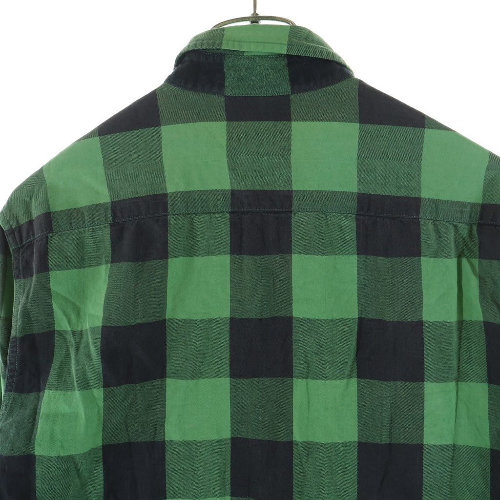 SUPREME(シュプリーム) 10AW Buffalo Flannel Shirt バッファローチェックシャツ グリーン/ブラック