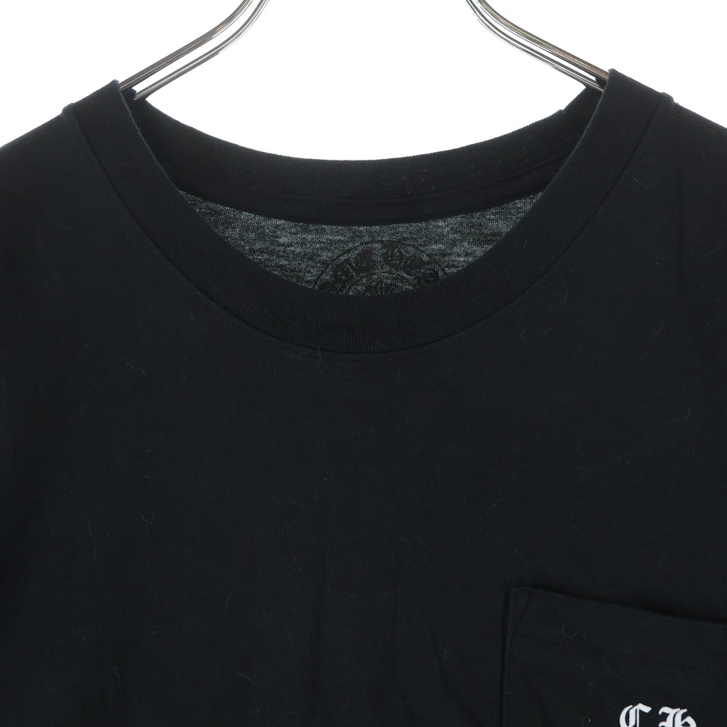 CHROME HEARTS(クロムハーツ) Osaka Back Scroll Label Logo S/S Tee 大阪限定 バックスクロールラベル半袖Tシャツ ブラック/ホワイト