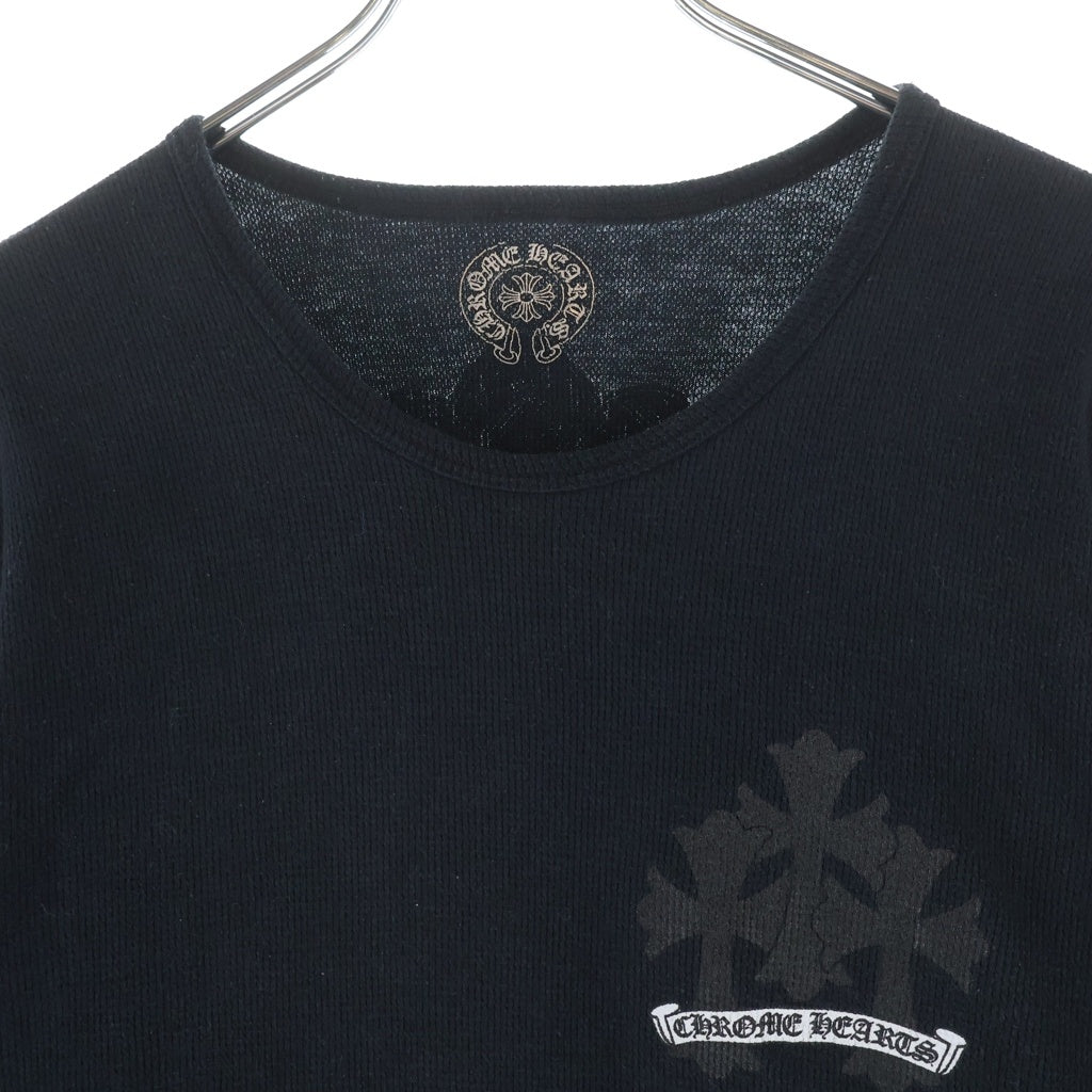 CHROME HEARTS(クロムハーツ) OLD THERMAL L/S TRPLCRS サーマル トリプルクロス 長袖Tシャツ ロングスリーブ ブラック