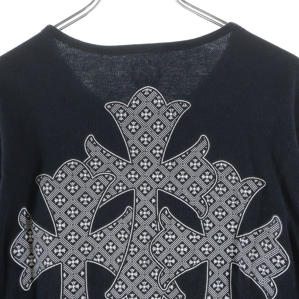 CHROME HEARTS(クロムハーツ) OLD THERMAL L/S TRPLCRS サーマル トリプルクロス 長袖Tシャツ ロングスリーブ ブラック