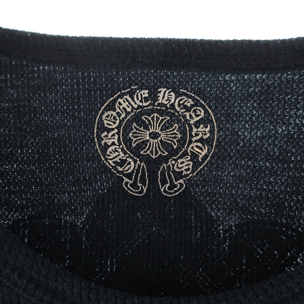 CHROME HEARTS(クロムハーツ) OLD THERMAL L/S TRPLCRS サーマル トリプルクロス 長袖Tシャツ ロングスリーブ ブラック