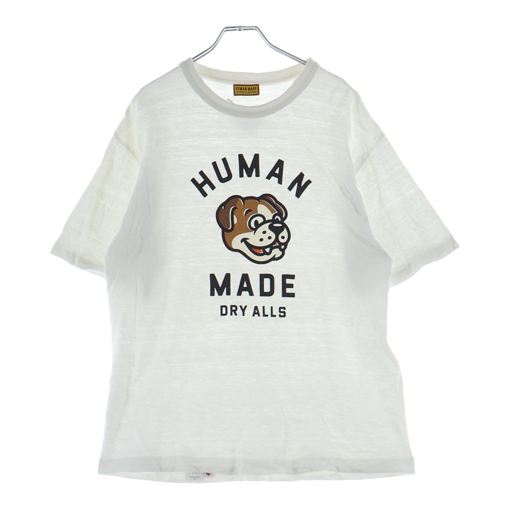 HUMAN MADE(ヒューマンメイド) 26SS GRAPHIC T-SHIRT BULLDOG グラフィック ブルドッグプリント 半袖Tシャツ ホワイト
