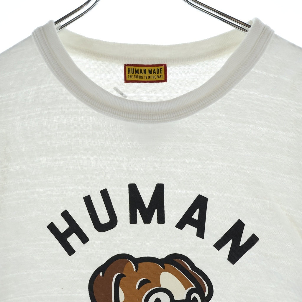 HUMAN MADE(ヒューマンメイド) 26SS GRAPHIC T-SHIRT BULLDOG グラフィック ブルドッグプリント 半袖Tシャツ ホワイト