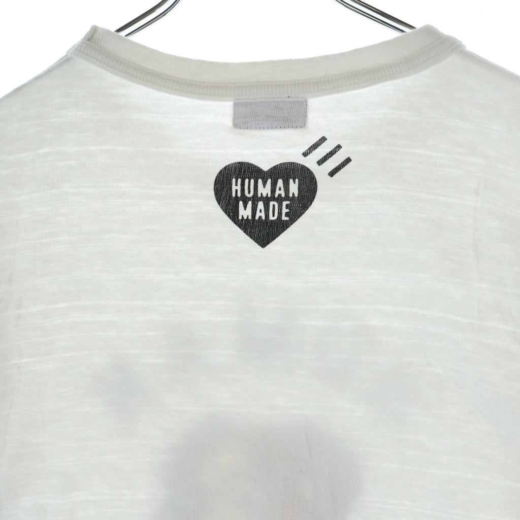 HUMAN MADE(ヒューマンメイド) 26SS GRAPHIC T-SHIRT BULLDOG グラフィック ブルドッグプリント 半袖Tシャツ ホワイト