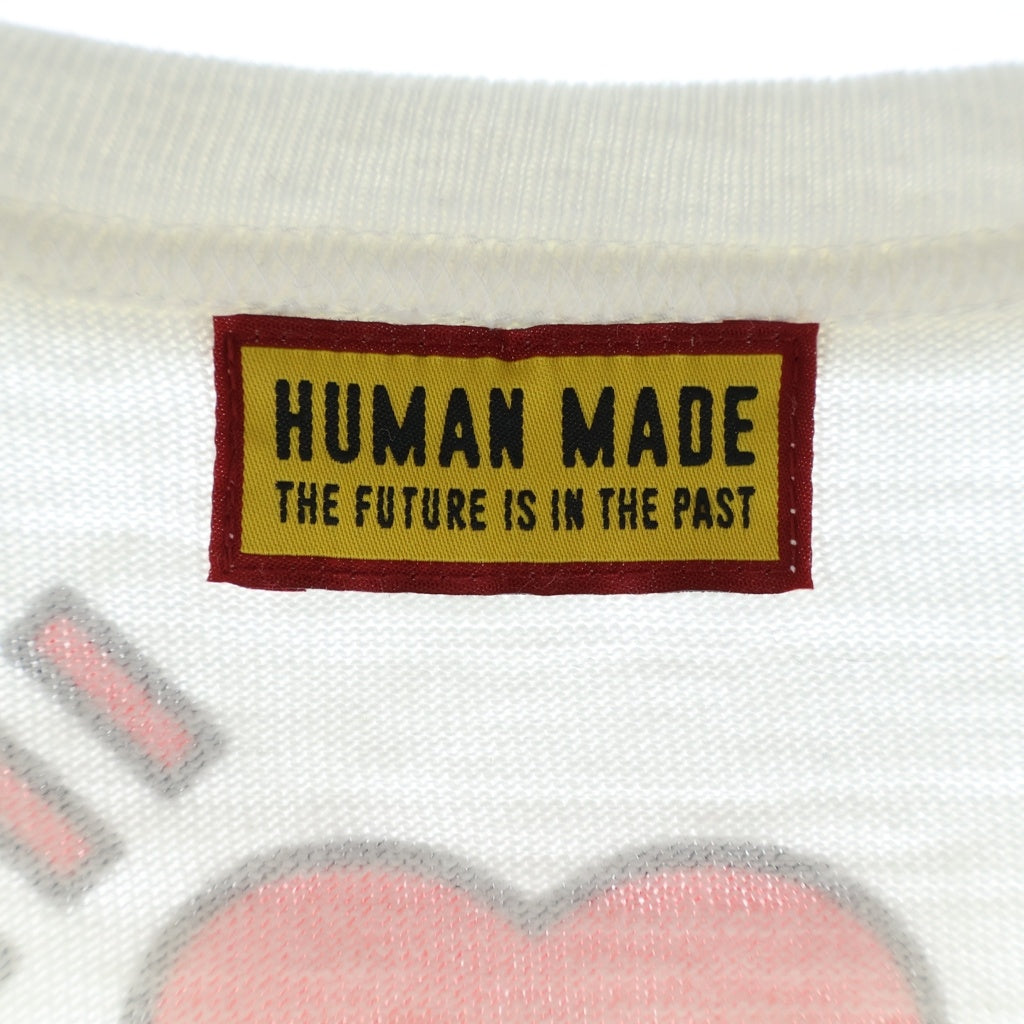 HUMAN MADE(ヒューマンメイド) ×POKEMON ピカチュウプリント 半袖Tシャツカットソー ホワイト