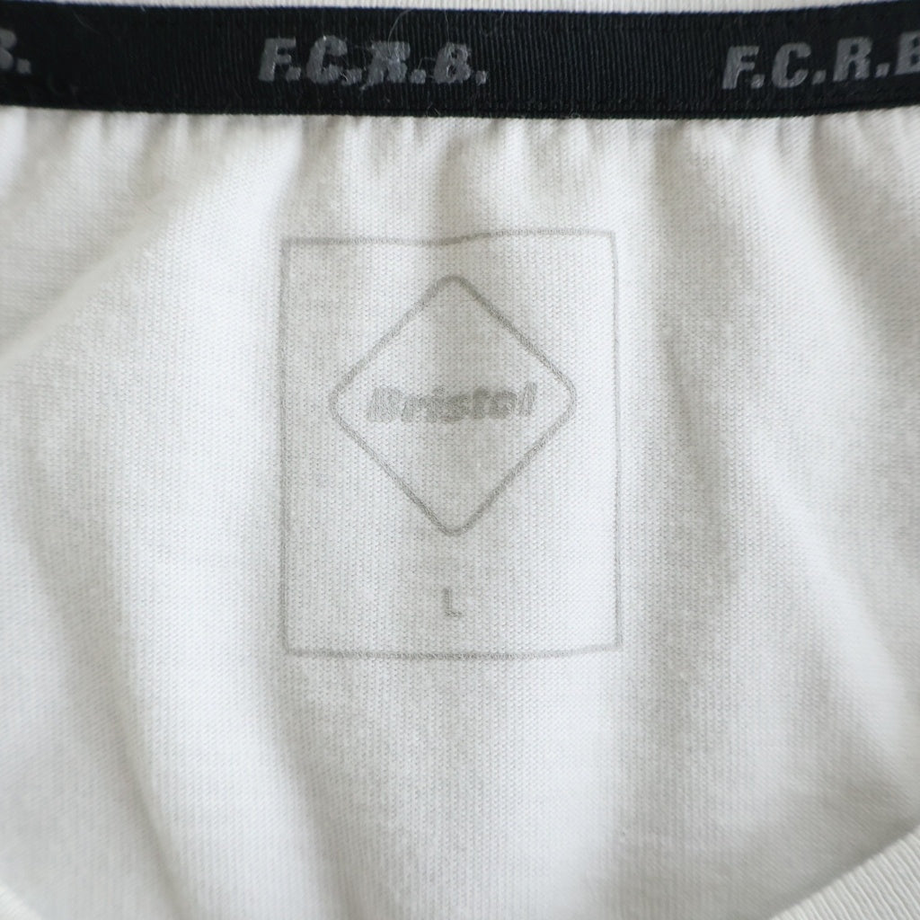 F.C.R.B./F.C.Real Bristol/FCRB(エフシーアールビー/エフシーレアルブリストル) ×WIND AND SEA BRISTOL SEA TEAM TEE クルーネック 半袖Tシャツ カットソー ホワイト FCRB-220156
