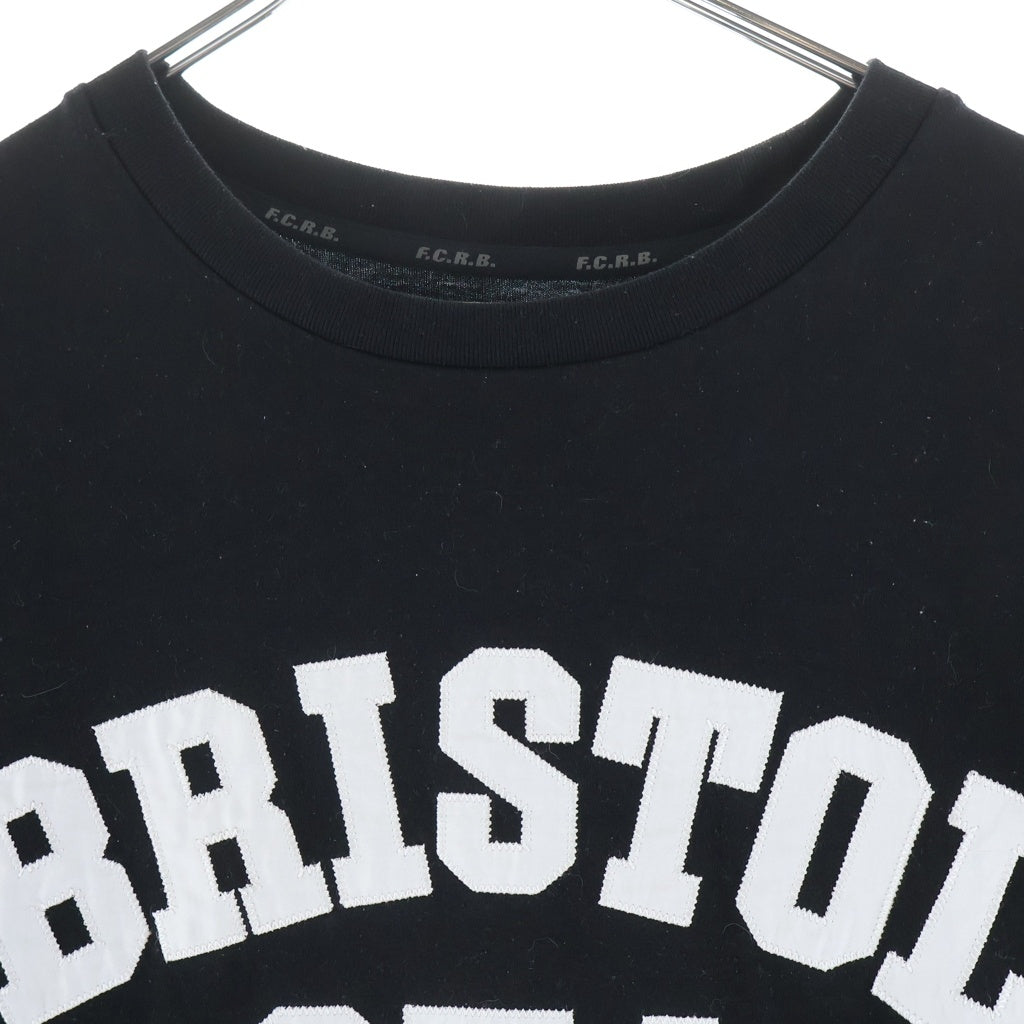 F.C.R.B./F.C.Real Bristol/FCRB(エフシーアールビー/エフシーレアルブリストル) ×WIND AND SEA BRISTOL SEA TEAM TEE クルーネック 半袖Tシャツ カットソー ブラック FCRB-220156