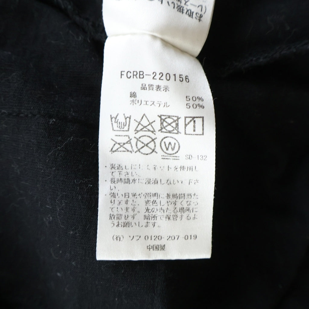 F.C.R.B./F.C.Real Bristol/FCRB(エフシーアールビー/エフシーレアルブリストル) ×WIND AND SEA BRISTOL SEA TEAM TEE クルーネック 半袖Tシャツ カットソー ブラック FCRB-220156