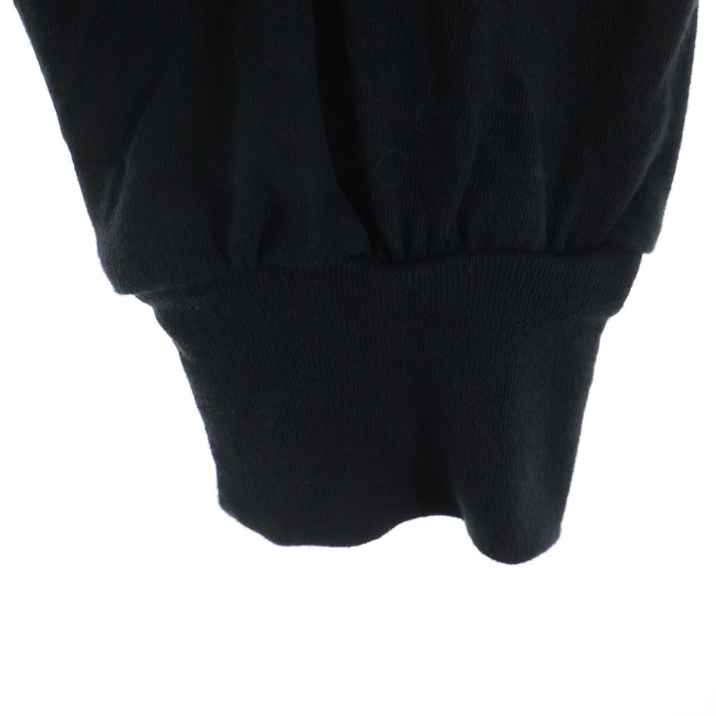 CHROME HEARTS(クロムハーツ) CH LS NECK LOGO ネックロゴプリント 袖ロゴ 長袖Tシャツ ロングスリーブカットソー ブラック