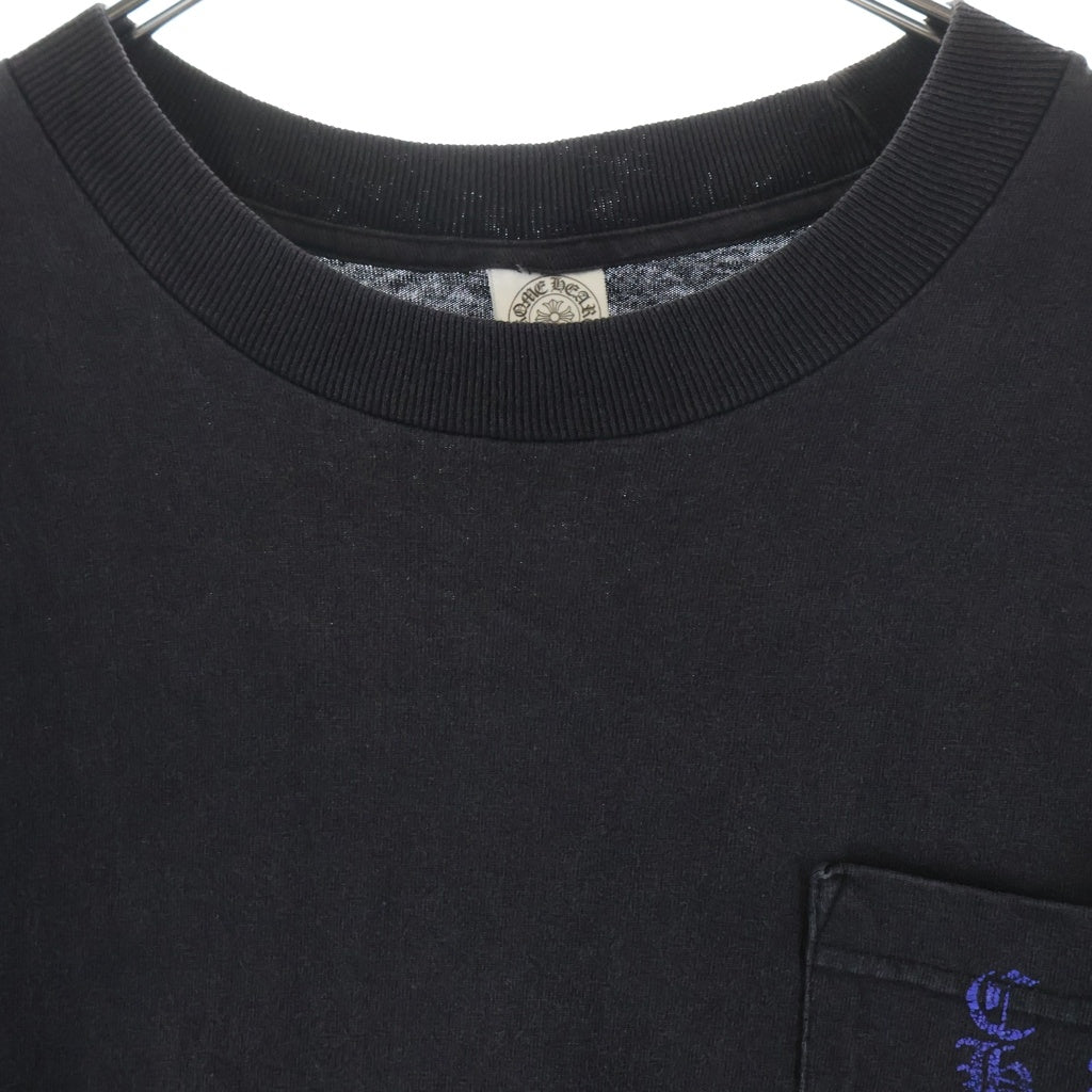 CHROME HEARTS(クロムハーツ) OLD S/S T BAR オールド バックTバー スタープリント 半袖Tシャツカットソー ブラック/ブルー