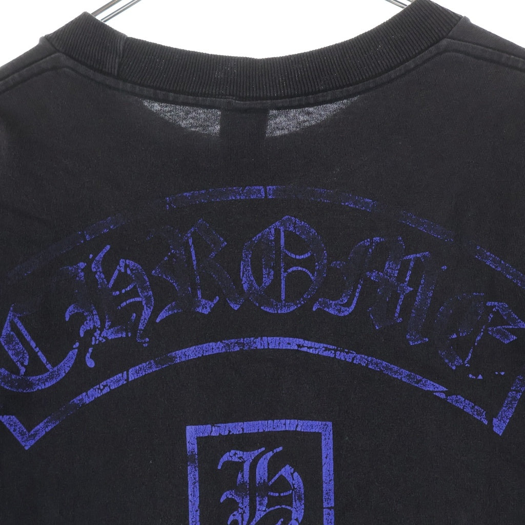 CHROME HEARTS(クロムハーツ) OLD S/S T BAR オールド バックTバー スタープリント 半袖Tシャツカットソー ブラック/ブルー