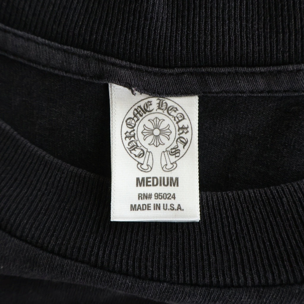 CHROME HEARTS(クロムハーツ) OLD S/S T BAR オールド バックTバー スタープリント 半袖Tシャツカットソー ブラック/ブルー
