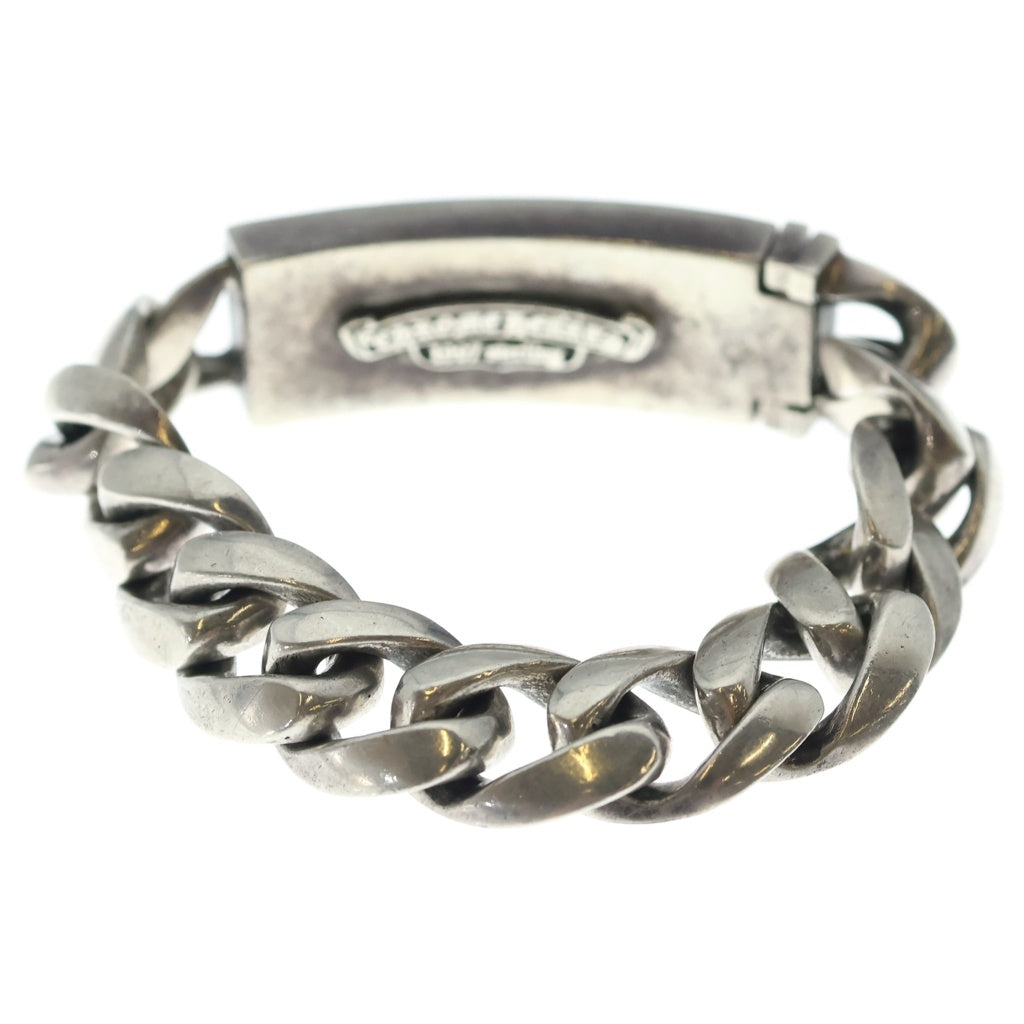 CHROME HEARTS(クロムハーツ) ID FLORAL CRS フローラルクロスIDクラシックリンク ブレスレット 11LINK シルバー BCA164