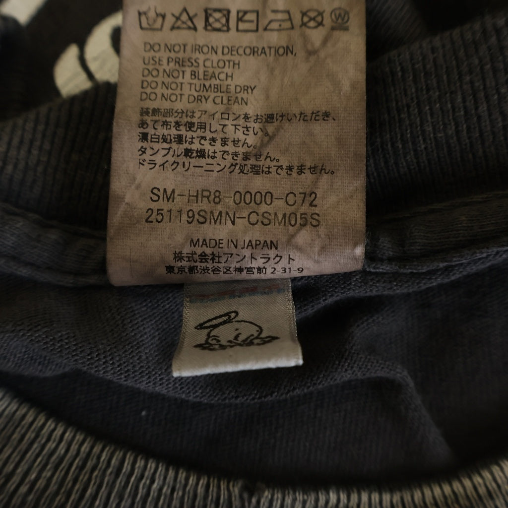 SAINT MICHAEL(セントマイケル) ×NEIGHBORHOOD SPEED KILLS L/S TEE ネイバーフッド スピードキルズ プリント 長袖Tシャツカットソー ブラック SM-HR8-0000-C72