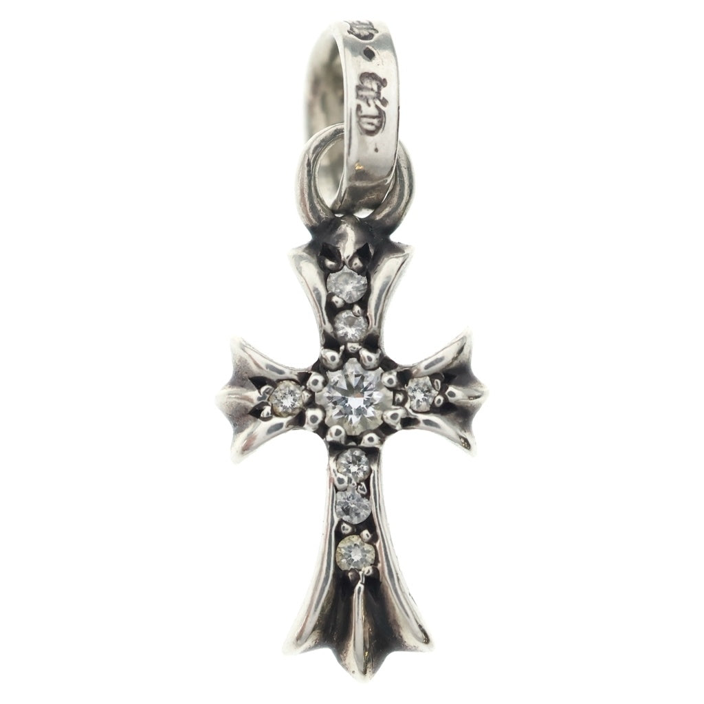 CHROME HEARTS(クロムハーツ) CRS BBYFAT P DMND ベイビーファットクロス PAVEダイヤ ペンダントトップ シルバーBCA234