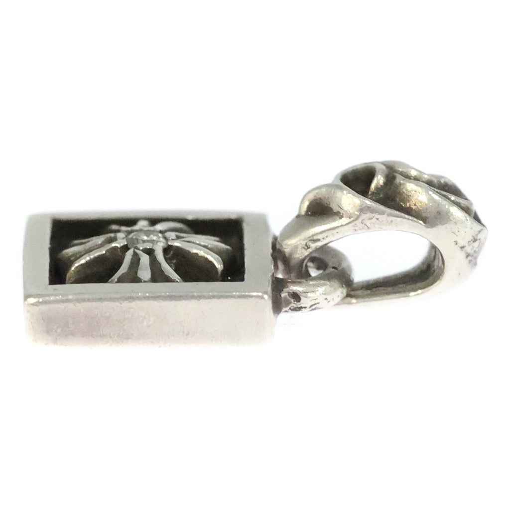 CHROME HEARTS(クロムハーツ) FRAMED CH PLUS 1DIA フレームドCHプラス 1ダイヤ ペンダントトップ シルバー