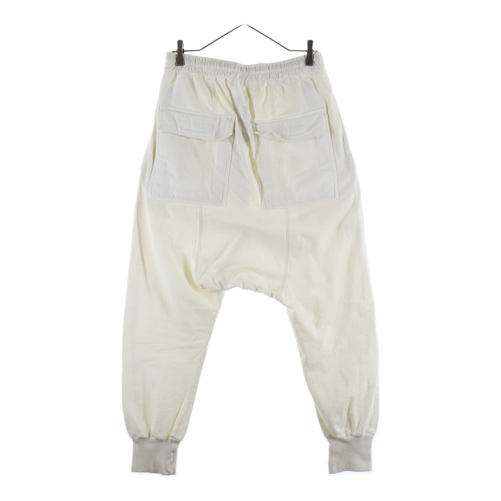 DRKSHDW(ダークシャドウ) 15AW PRISONER PANT プリズナーパンツ ドローストリングサルエルスウェットパンツ ホワイト DU15F5394-RIG