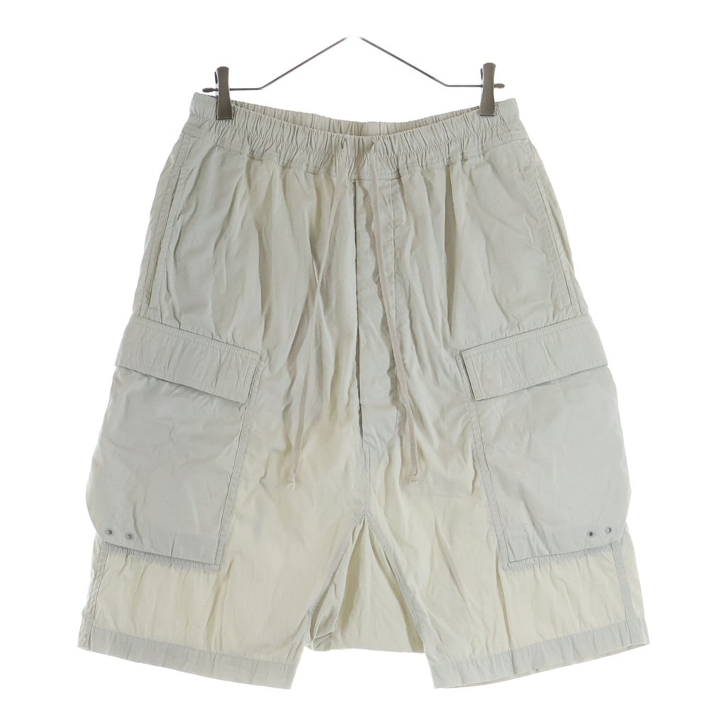 Rick Owens(リックオウエンス) 17SS PODS ポッズ ドローストリングサルエルショーツ ハーフパンツ ホワイト RU17S9387-TE