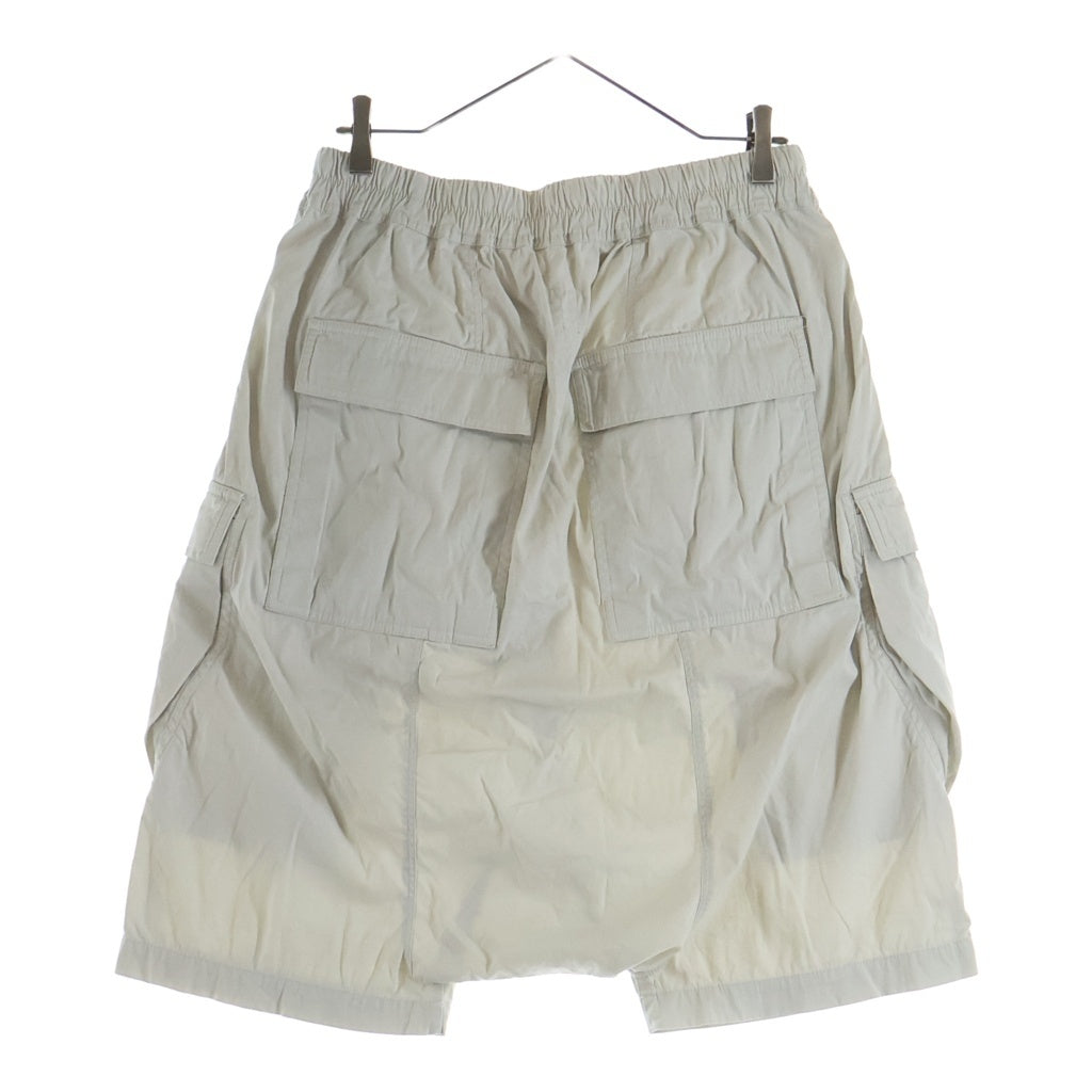 Rick Owens(リックオウエンス) 17SS PODS ポッズ ドローストリングサルエルショーツ ハーフパンツ ホワイト RU17S9387-TE