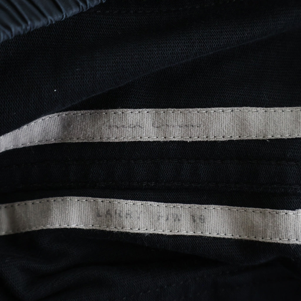 Rick Owens(リックオウエンス) 19AW CARGO JOG カーゴジョグ ドローストリング スウェットパンツ ブラック RP19F5306-BA