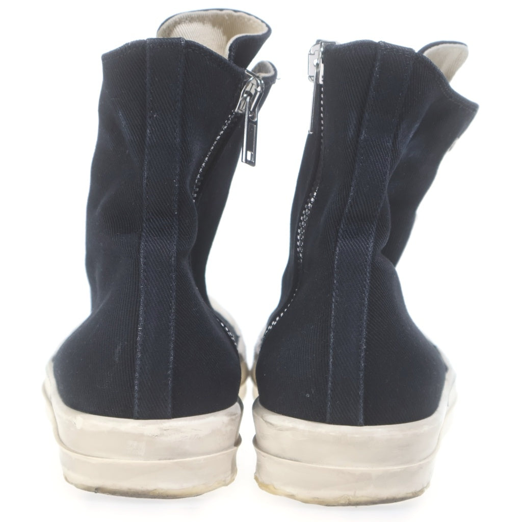 DRKSHDW(ダークシャドウ) RAMONES ラモーンズ キャンバスハイカットスニーカー ブラック