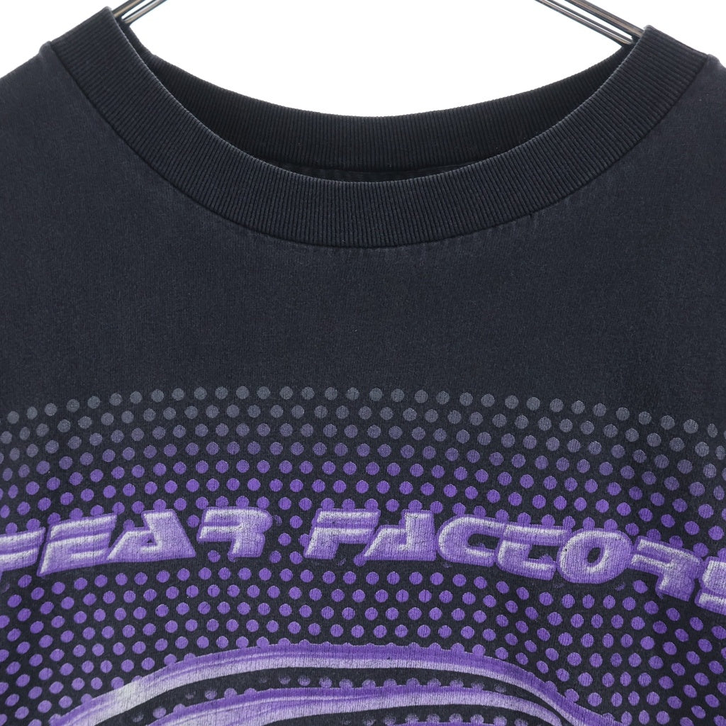 VINTAGE(ヴィンテージ) 90S FEAR FACTORY フィアファクトリー アルバムプリント 半袖Tシャツカットソー ブラック