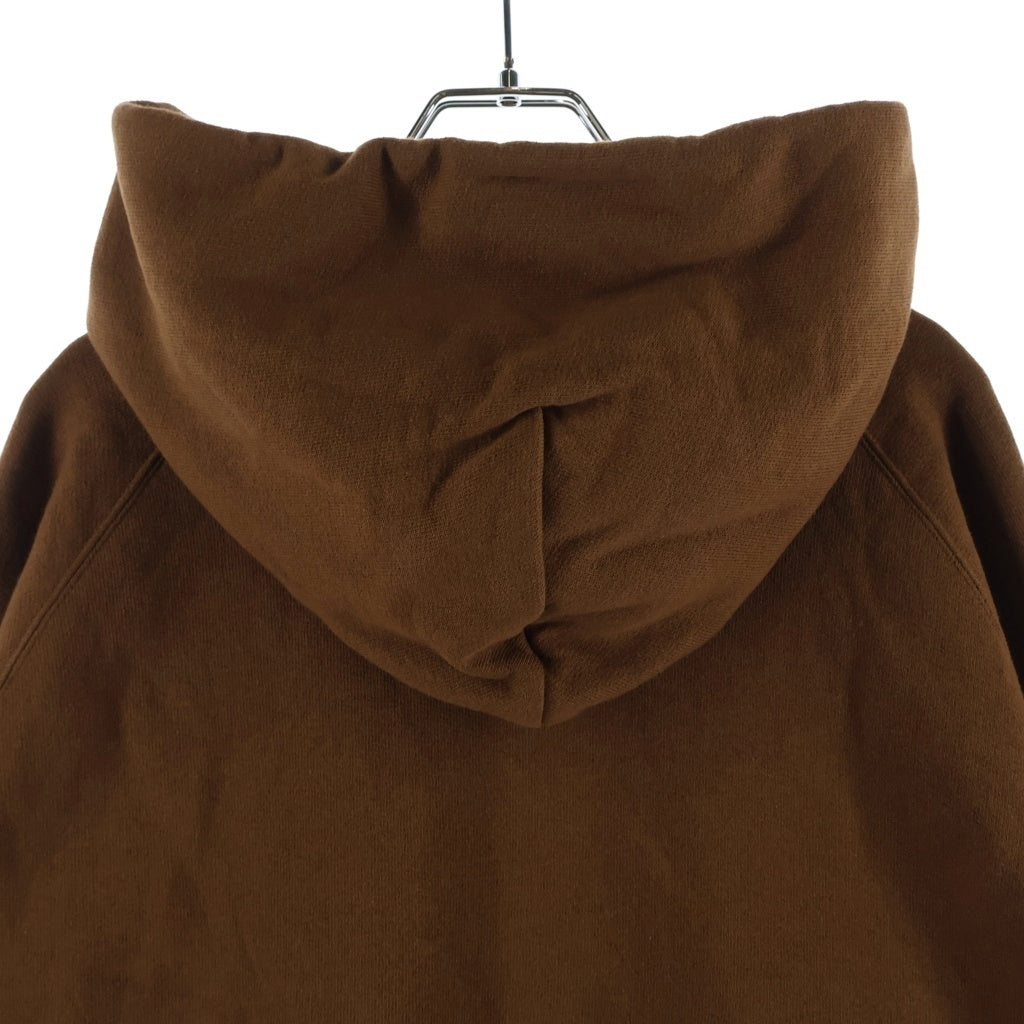 Sacai(サカイ) 25SS ×CARHARTT WIP Cotton Jersey Hoodie コットン プルオーバーパーカー ブラウン 25-00993S