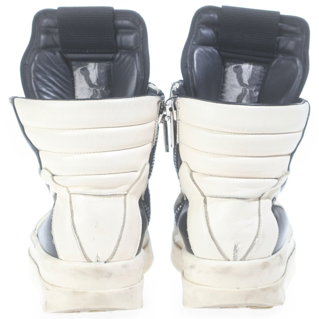 Rick Owens(リックオウエンス) Mega Bumper Geobasket Sneaker メガバンパー ジオバスケットレザーハイカットスニーカー シューズ ブラック/ホワイト レディース