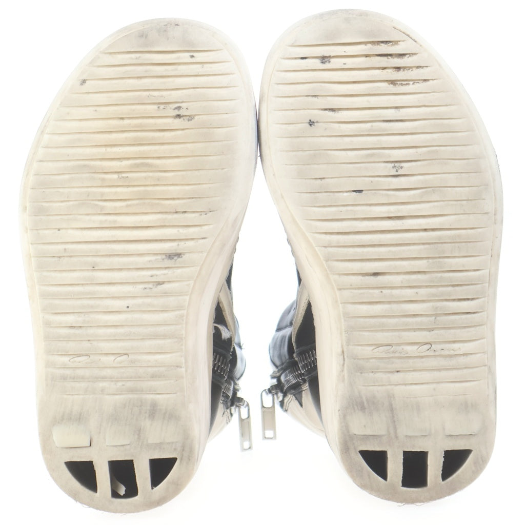 Rick Owens(リックオウエンス) Mega Bumper Geobasket Sneaker メガバンパー ジオバスケットレザーハイカットスニーカー シューズ ブラック/ホワイト レディース