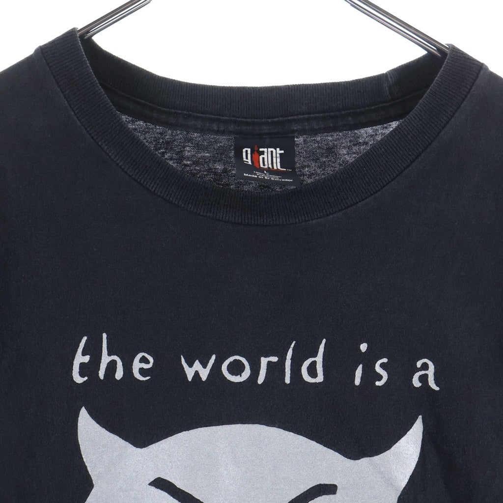 VINTAGE(ヴィンテージ) 90s SMASHING PUMKINS スマッシング・パンプキンズ プリント 長袖Tシャツカットソー ブラック -
