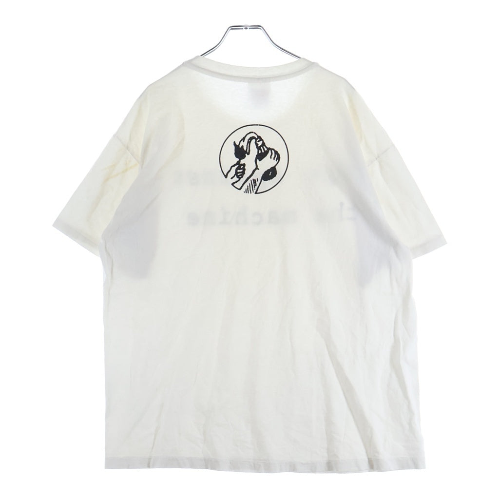 VINTAGE(ヴィンテージ) 90s RAGE AGAINST THE MACHINE GRENADE BOMB レイジアゲインストザマシーン プリント 半袖Tシャツカットソー ホワイト -