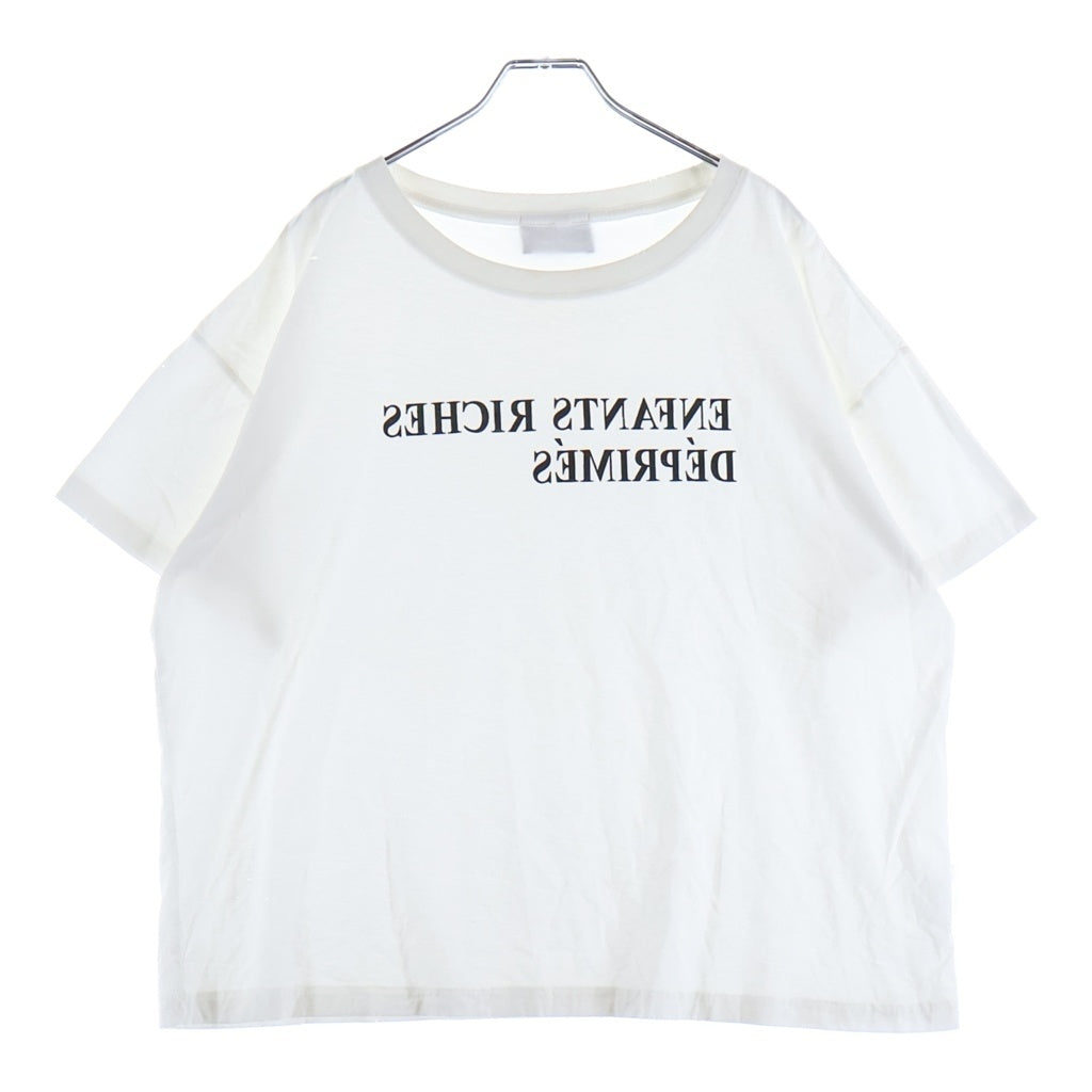 ENFANTS RICHES DEPRIMES(アンファンリッシュデプリメ) CLASSIC LOGO S/S TEE クラシックロゴ 半袖Tシャツカットソー ホワイト -