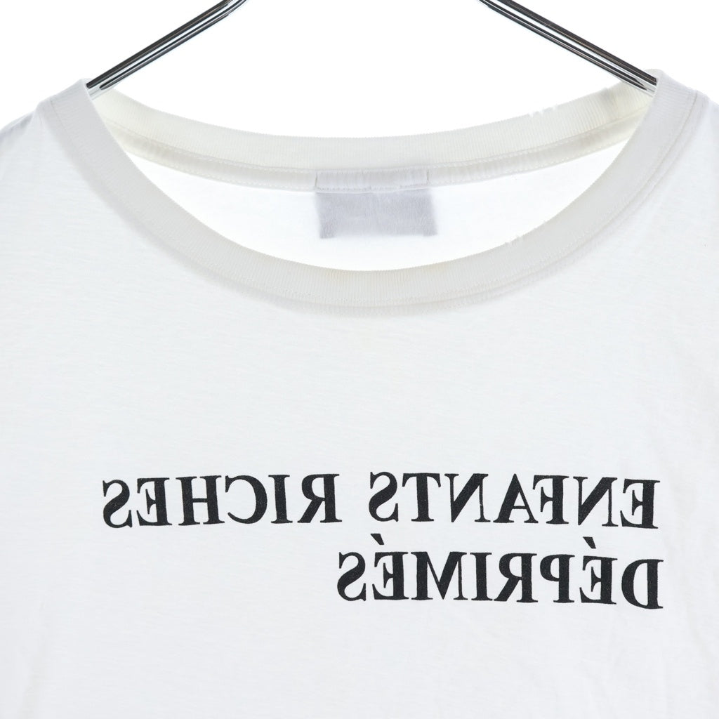 ENFANTS RICHES DEPRIMES(アンファンリッシュデプリメ) CLASSIC LOGO S/S TEE クラシックロゴ 半袖Tシャツカットソー ホワイト -