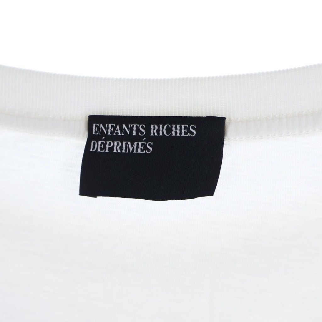 ENFANTS RICHES DEPRIMES(アンファンリッシュデプリメ) CLASSIC LOGO S/S TEE クラシックロゴ 半袖Tシャツカットソー ホワイト -