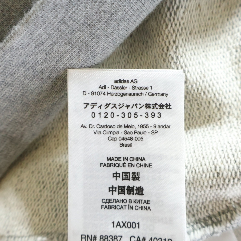 Y-3(ワイスリー) フロント ロゴ クルーネックスウェットトレーナー グレー 1AX001