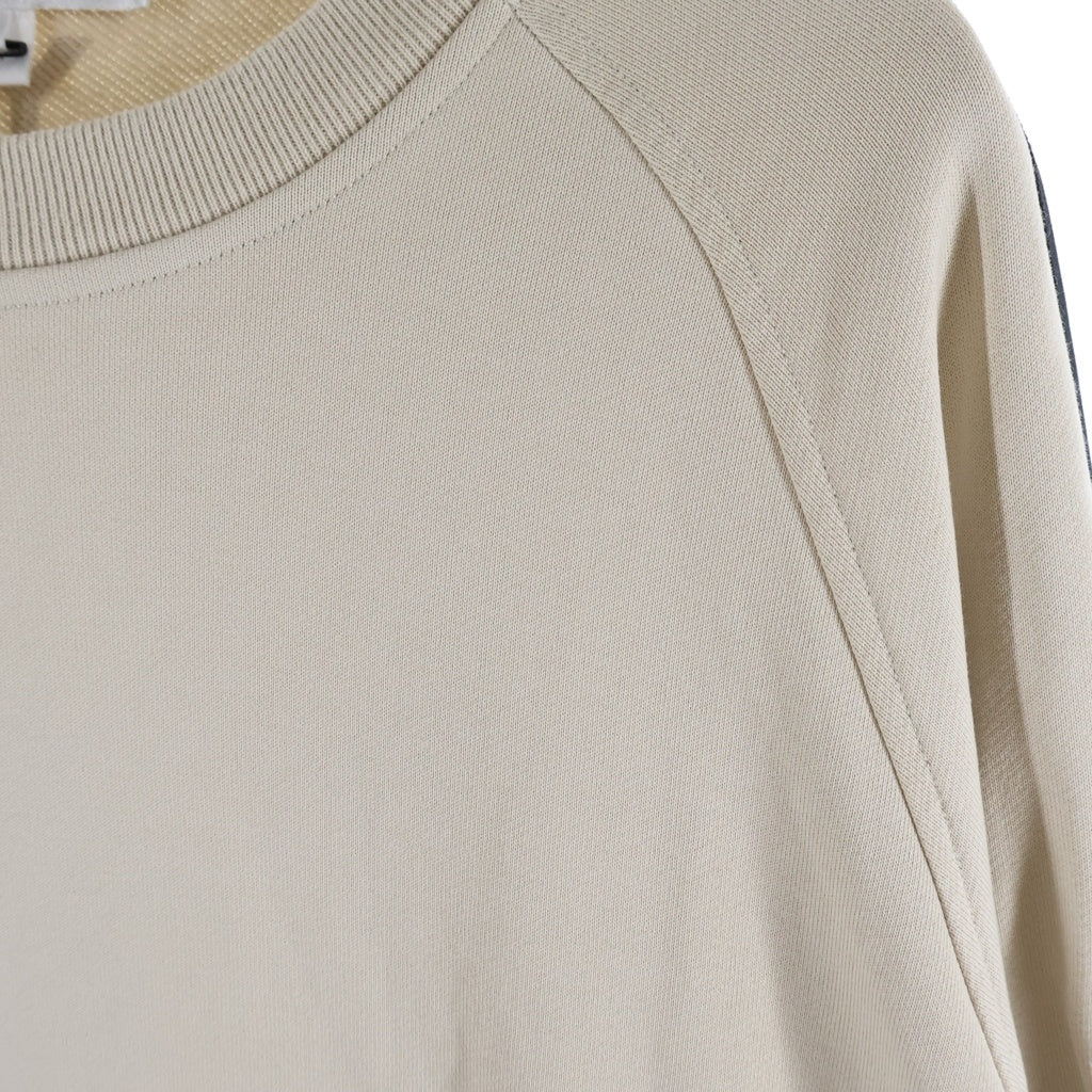 Y-3(ワイスリー) 3STP FT CREW SWEATER 3ライン クルーネックスウェットトレーナー ベージュ FJ0389
