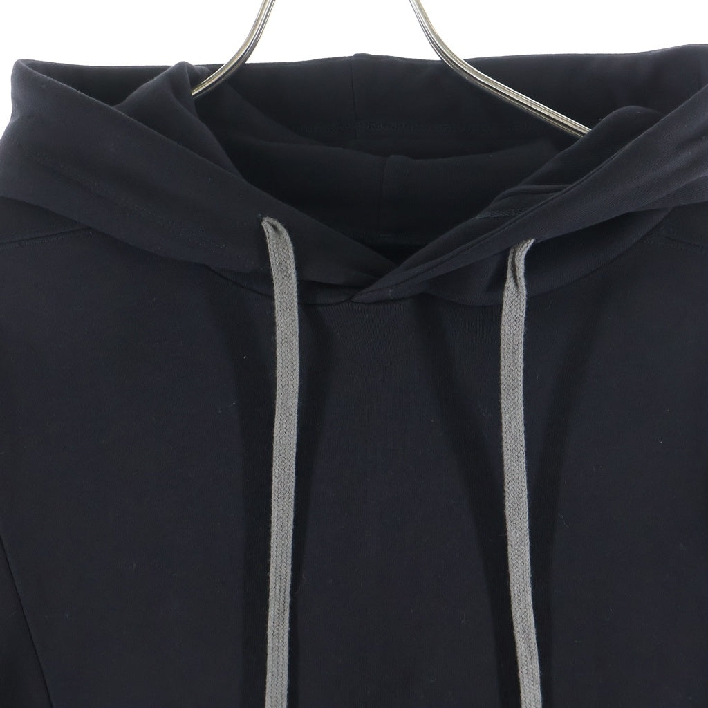A.F ARTEFACT(エーエフアーティファクト) Nylon Combi Sweat Hoodie ナイロン切替 プルオーバーパーカー ブラック 410822118